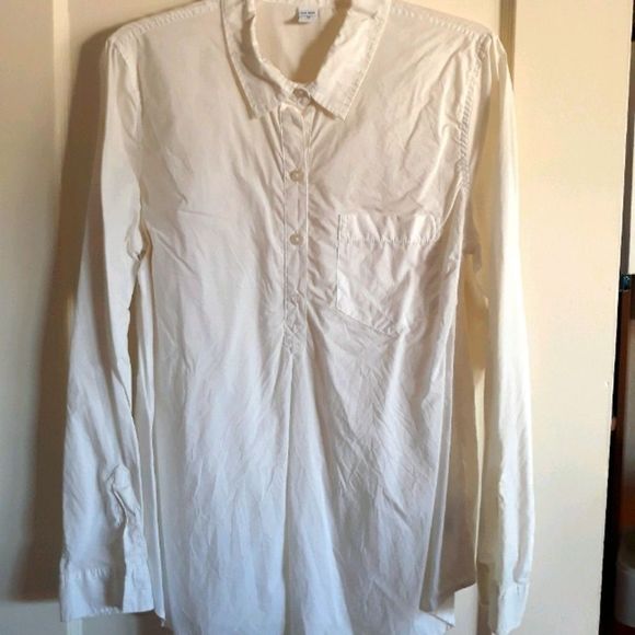 White collared maternity tunic - Picture 1 of 5